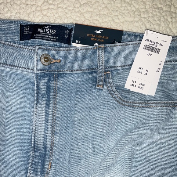 High-rise hollister mom jeans - Picture 2 of 3